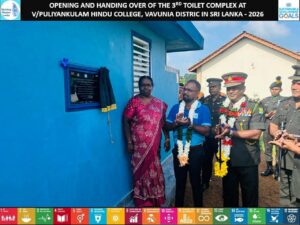 3rd Toilet Complex Successfully Opened and Handed Over to V/Puliyankulam Hindu College, Vavuniya