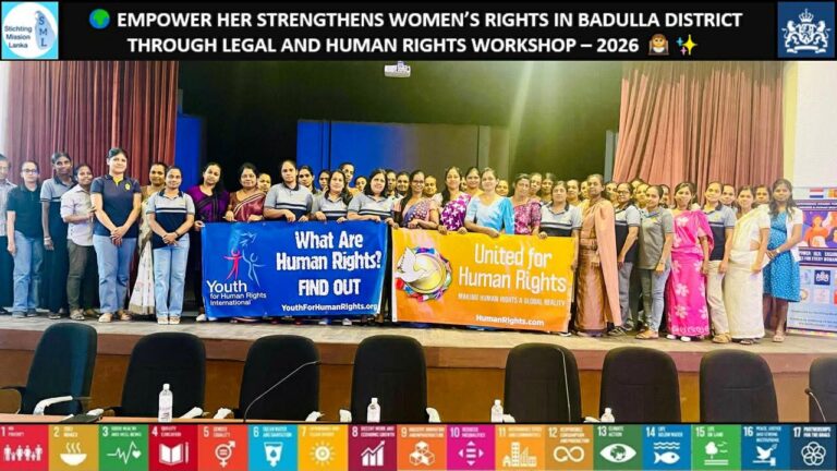Empower Her Strengthens Women’s Rights in Badulla Through Legal and Human Rights Workshop