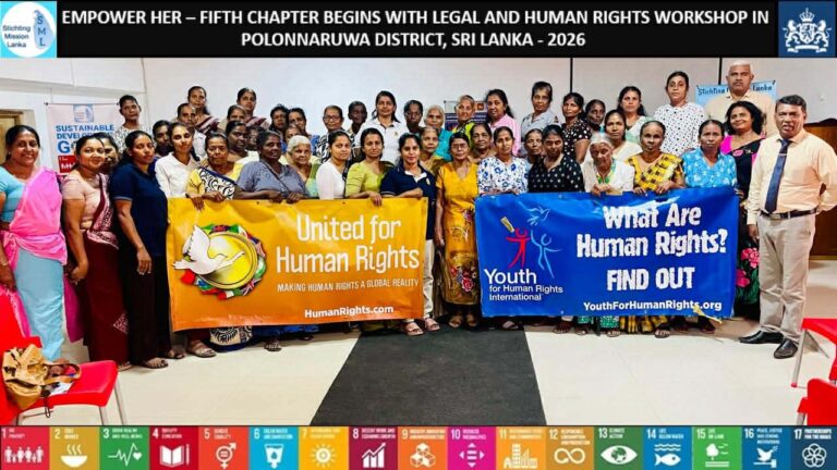 Empower Her: First Legal and Human Rights Workshop Successfully Launched in Polonnaruwa