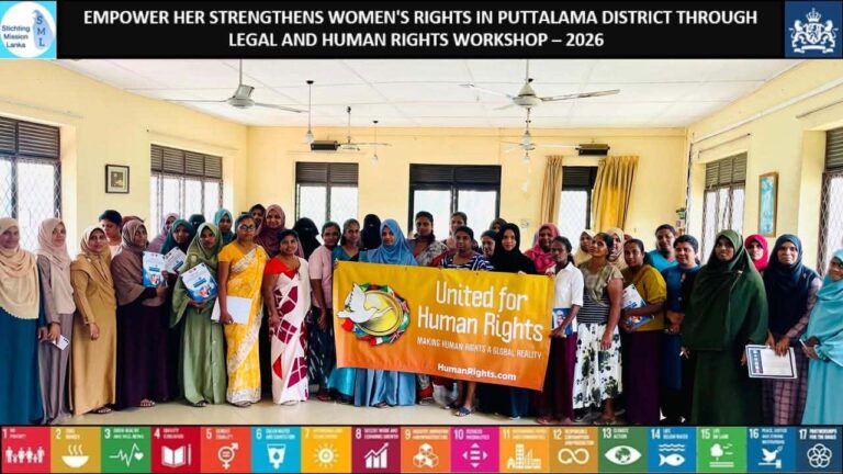 Empower Her Strengthens Women’s Rights in Puttalam Through Legal and Human Rights Workshop